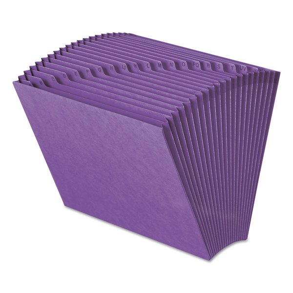 Smead Expanding Folder A-Z, 21 Pockets, Letter, Purple 70721